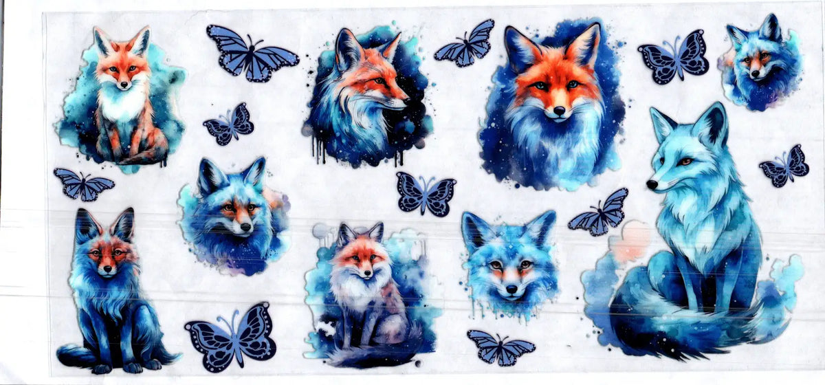 16 oz blue tinted fox misc 179