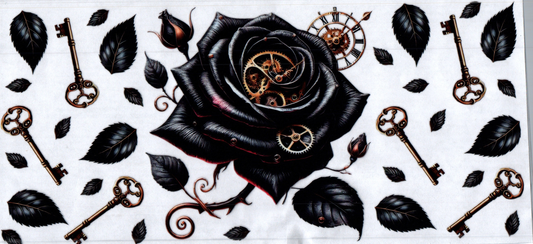 16oz Rose & Gear Steampunk 18