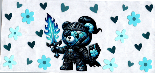 16oz Knight Quilt Bear kids
