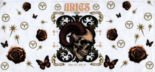 16oz Zodiac Skull Aries 18