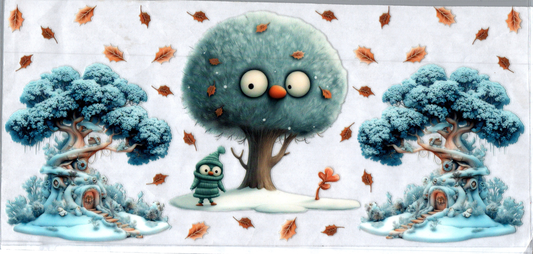 16oz Winter Scene Trees 184