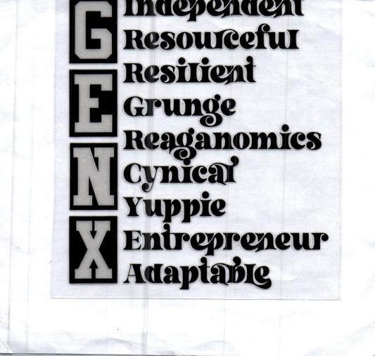 GENX Decal