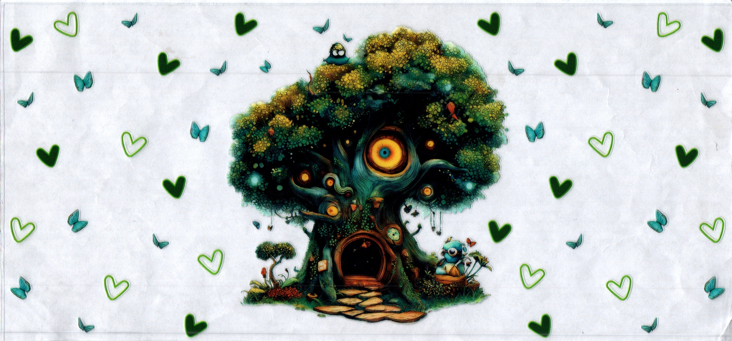 16oz Funny Big Eye Tree 187