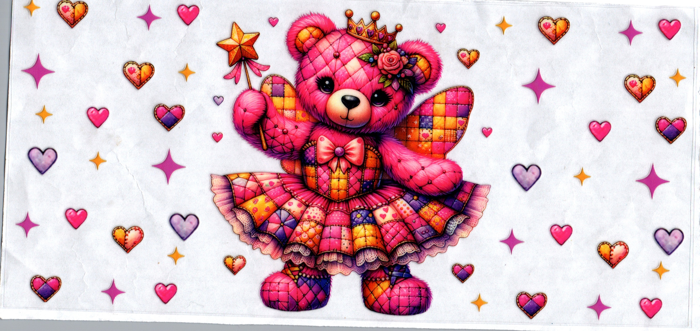 16oz Quilt Bear kids