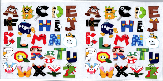 16 oz Mario Letters 19