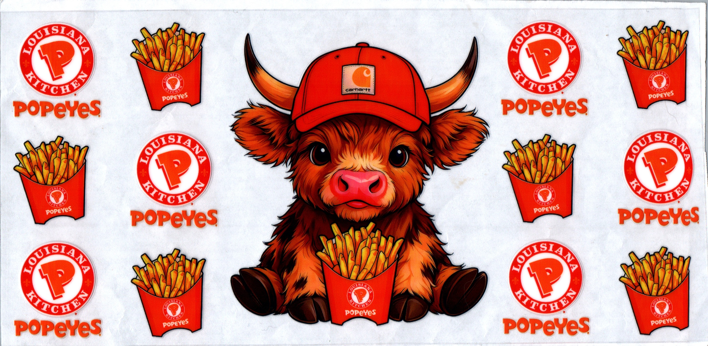 16 oz Popeyes Cow 193