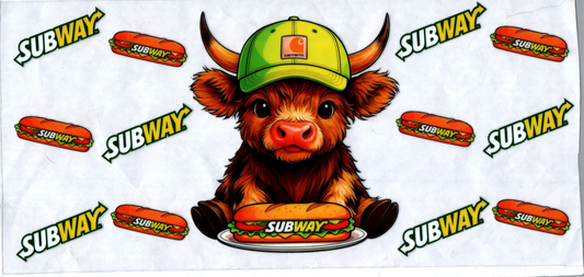 16 oz Subway Cow 194