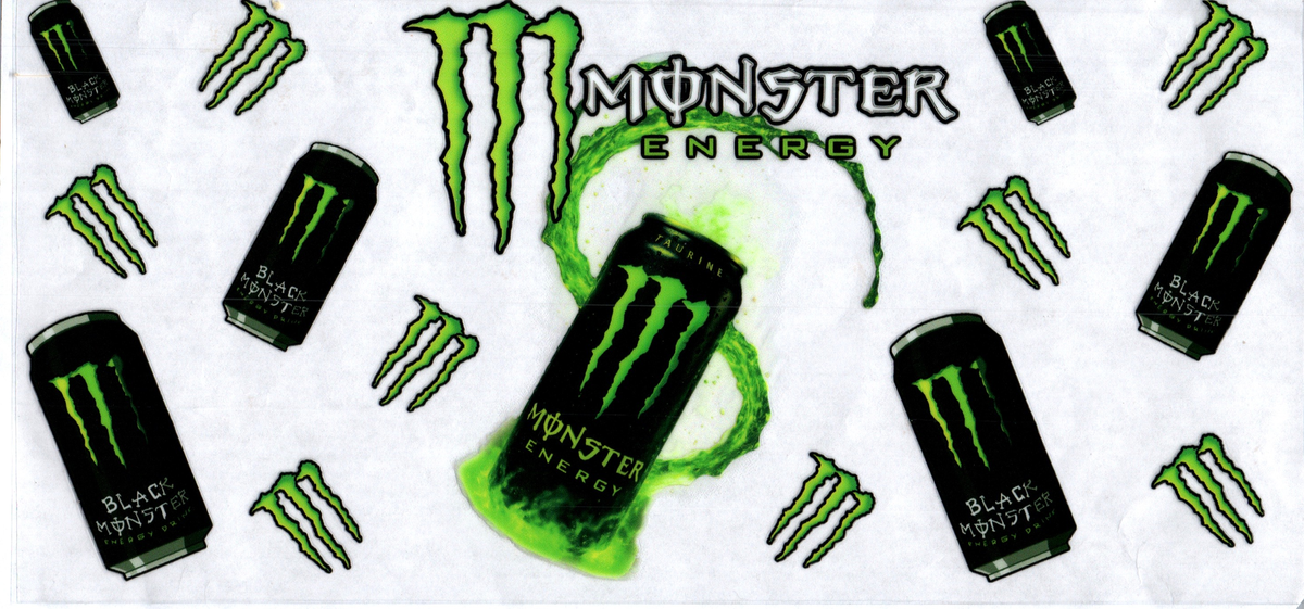16oz green flame green monster energy 199