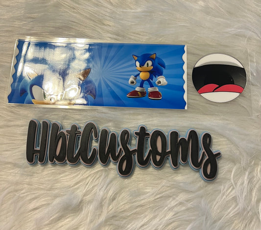 Sonic 11oz coffee cup wrap w/bottom