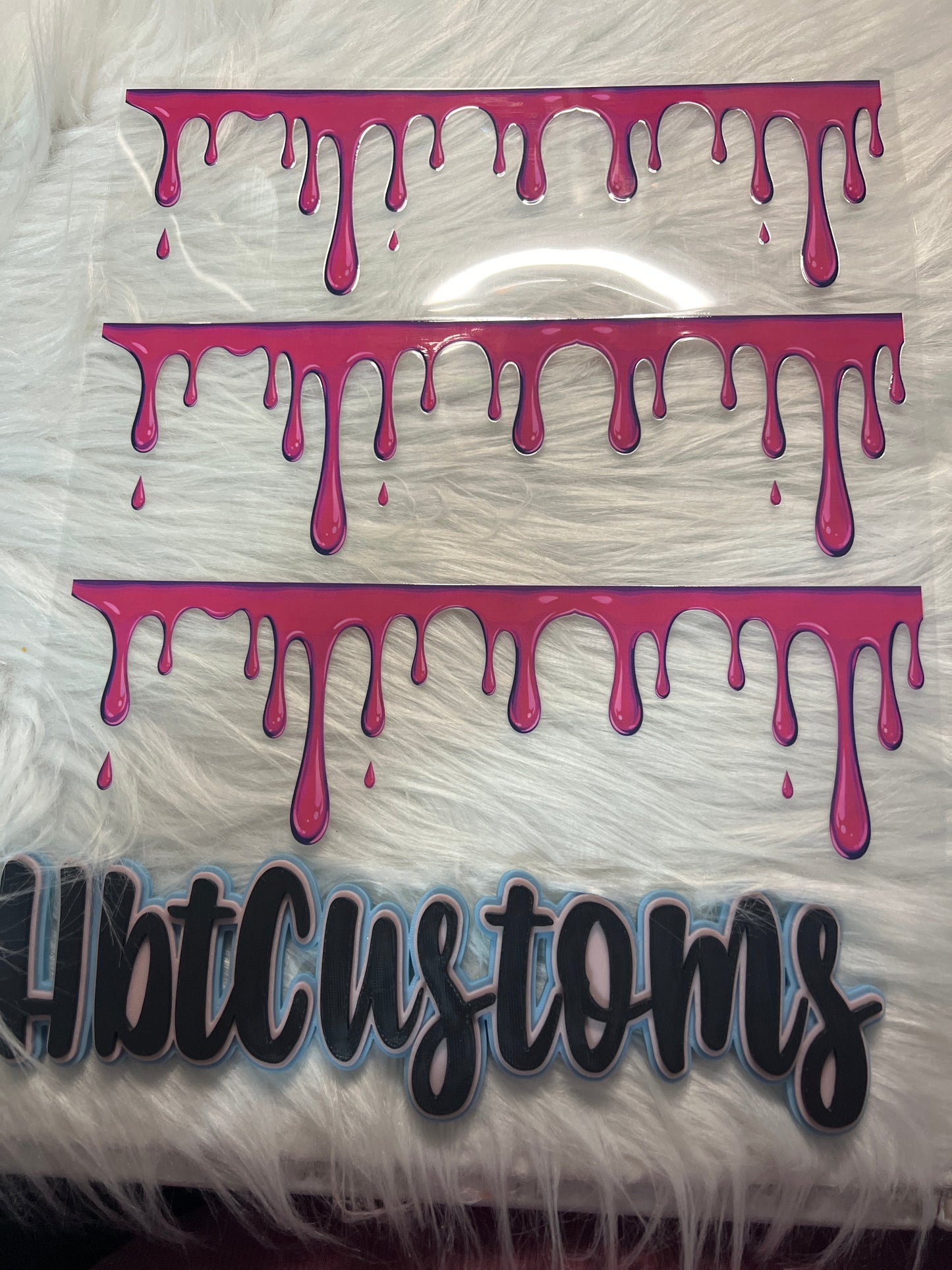 Pink Drips Element