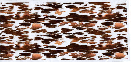 2 Tone Brown Animal Print 16 oz
