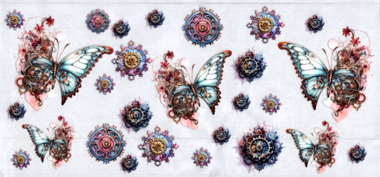 16oz Butterflys & Gears Steampunk 2