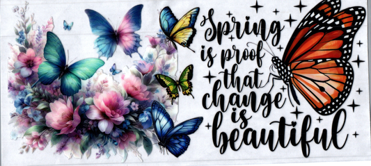 16oz Spring Change is Beautiful Butterfly 2