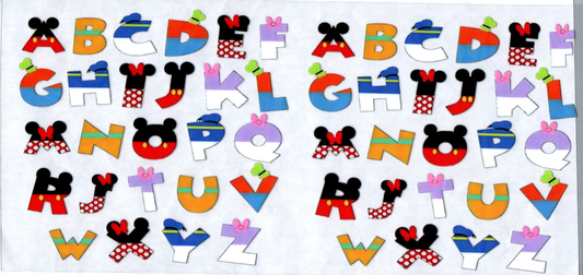 16 oz Mouse & Friends Letters 20