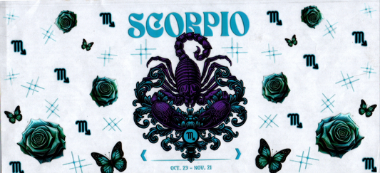 16oz Zodiac Skull Scorpio 20