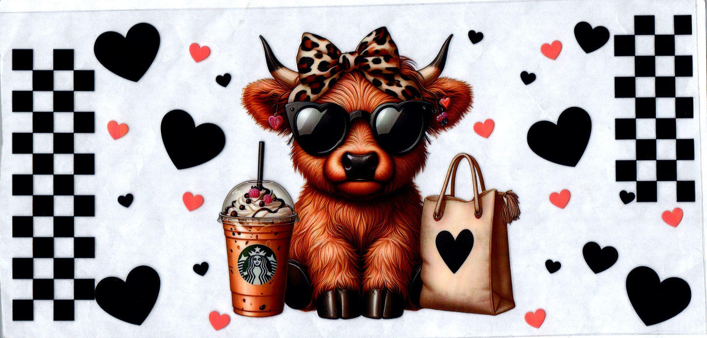 16 oz SB coffee cow w/purse 201