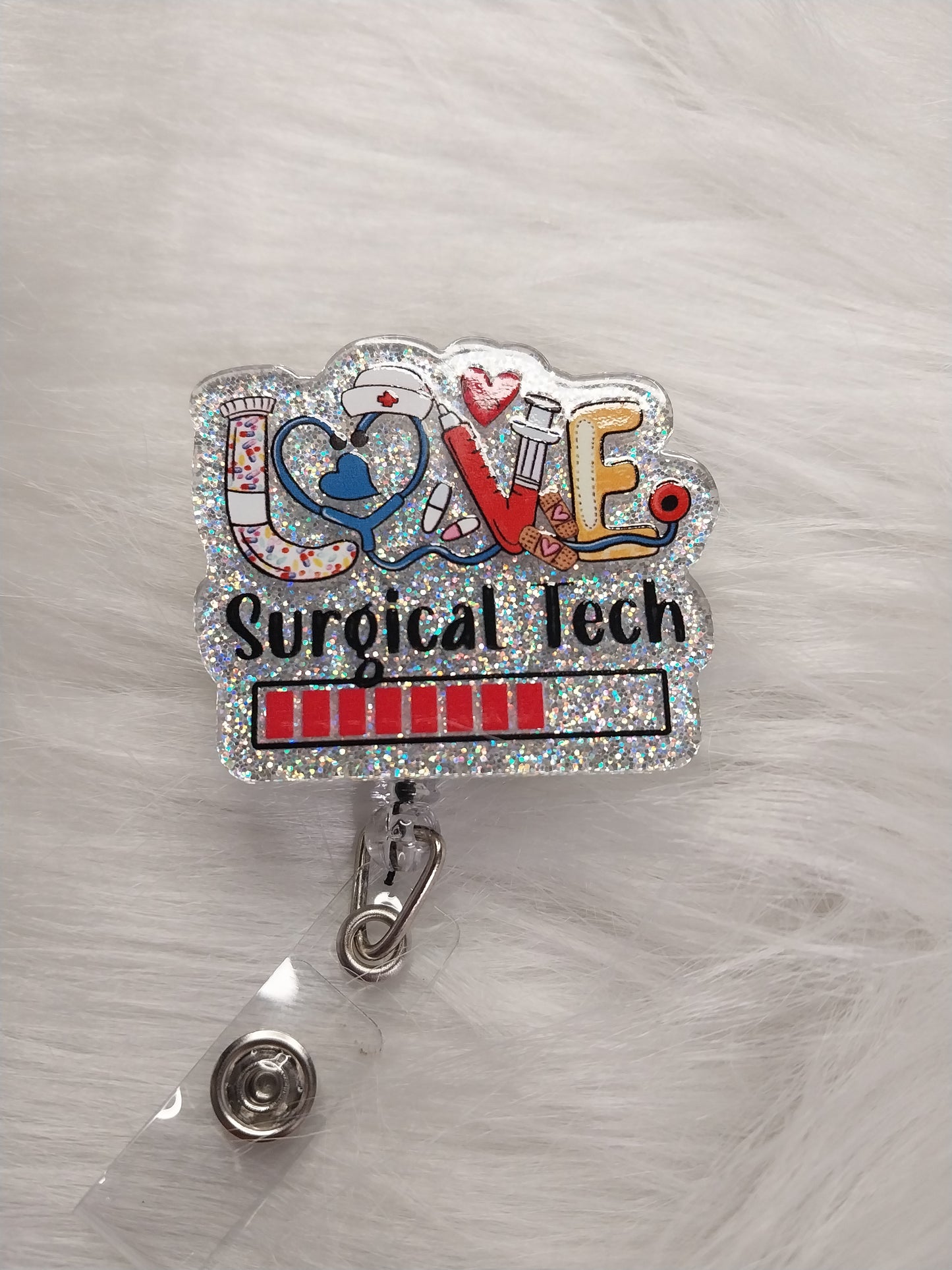 Surgical Tech Badge Reel