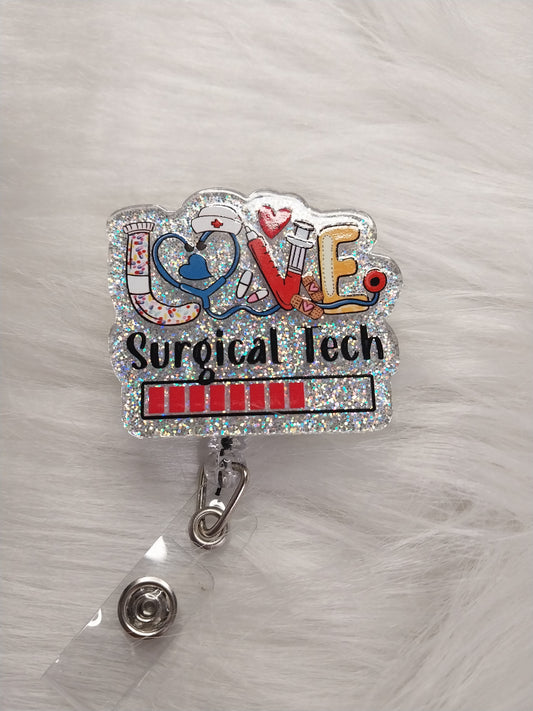 Surgical Tech Badge Reel