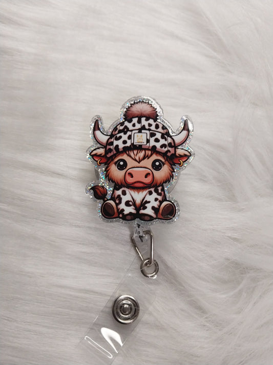 Highland Cow Badge Reel