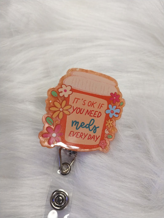 Meds Badge Reel
