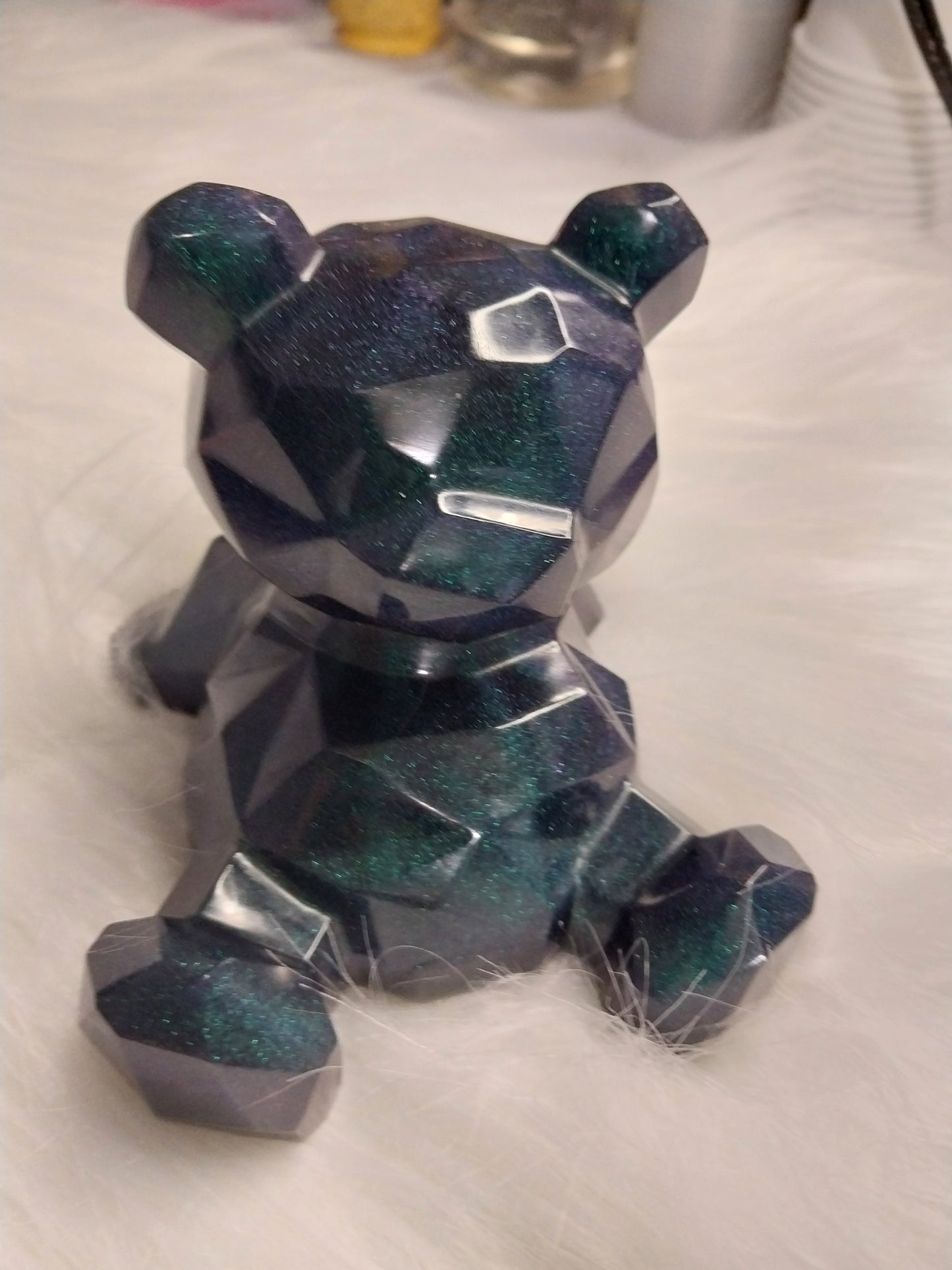 Resin Bear Cellphone holder