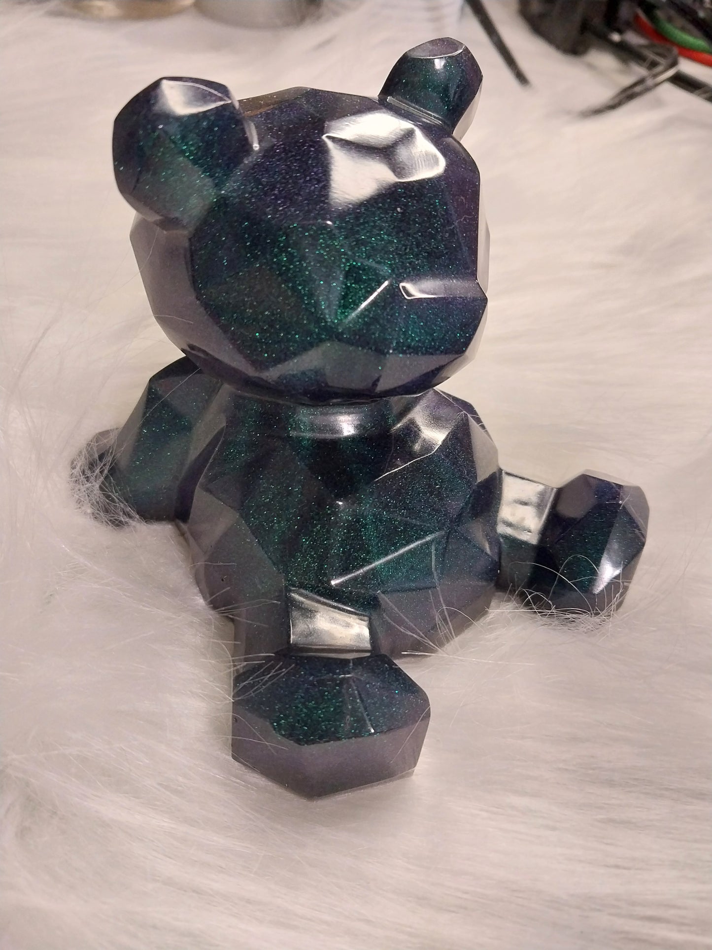 Resin Bear Cellphone holder