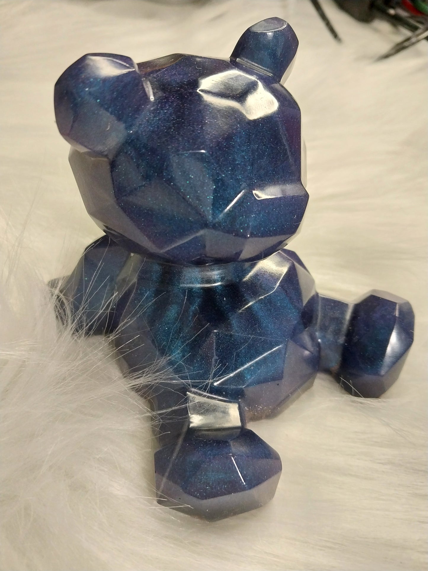 Resin Bear Cellphone holder