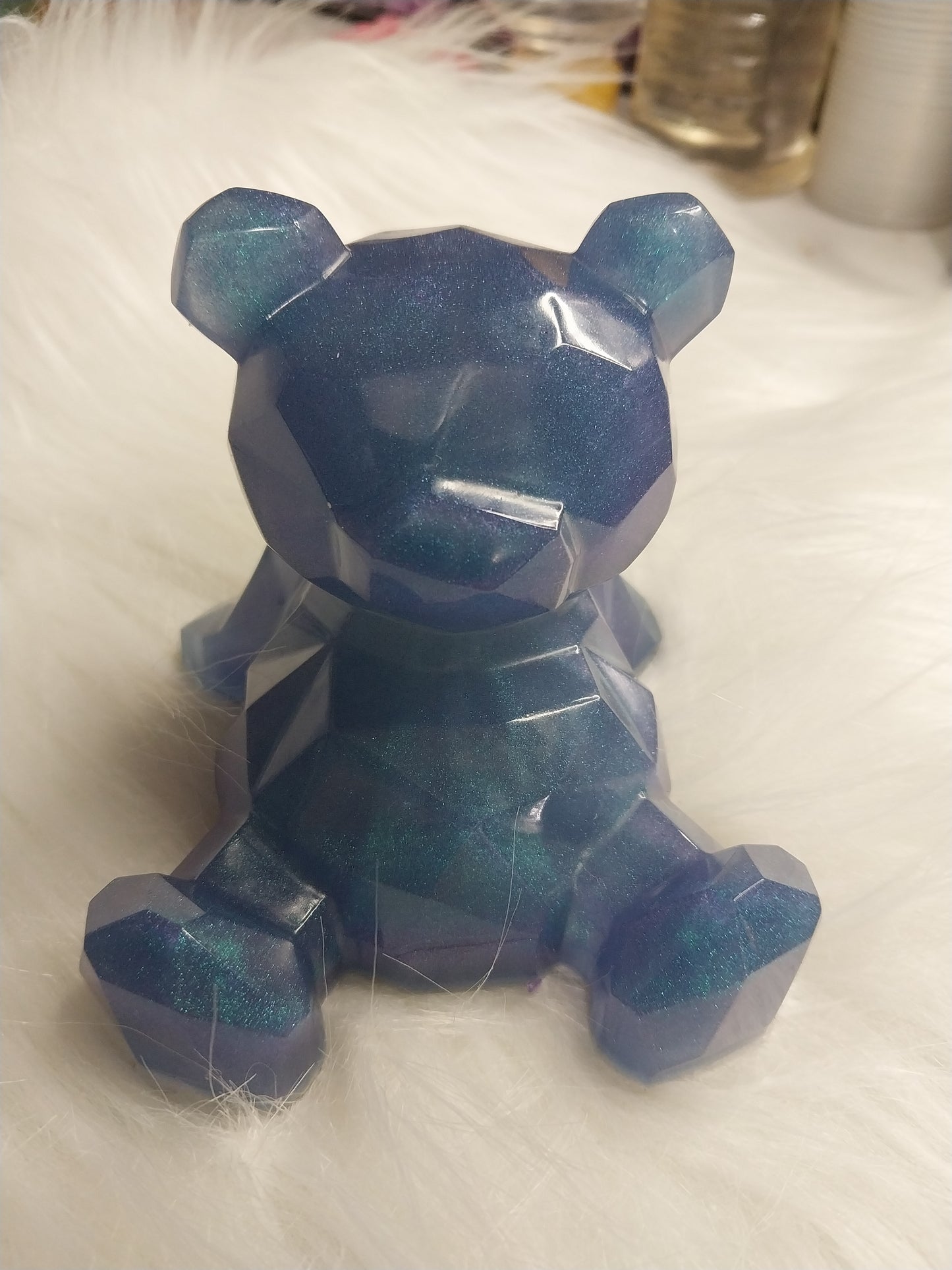 Resin Bear Cellphone holder