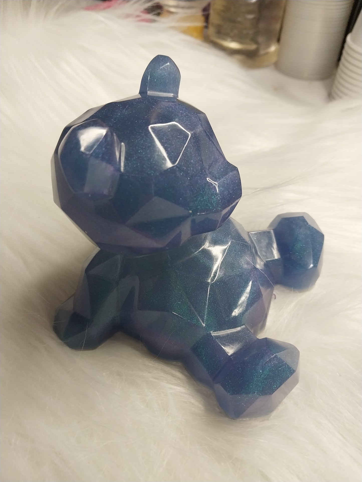 Resin Bear Cellphone holder
