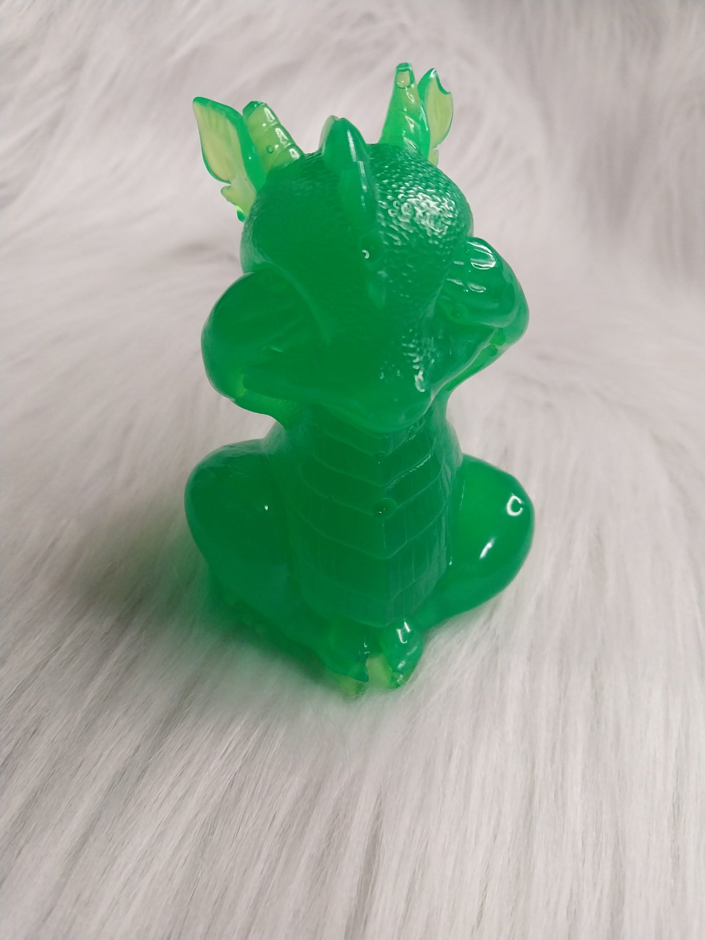 HEAR NO, SEE NO & SPEAK NO EVIL DRAGONS W/ GLOW