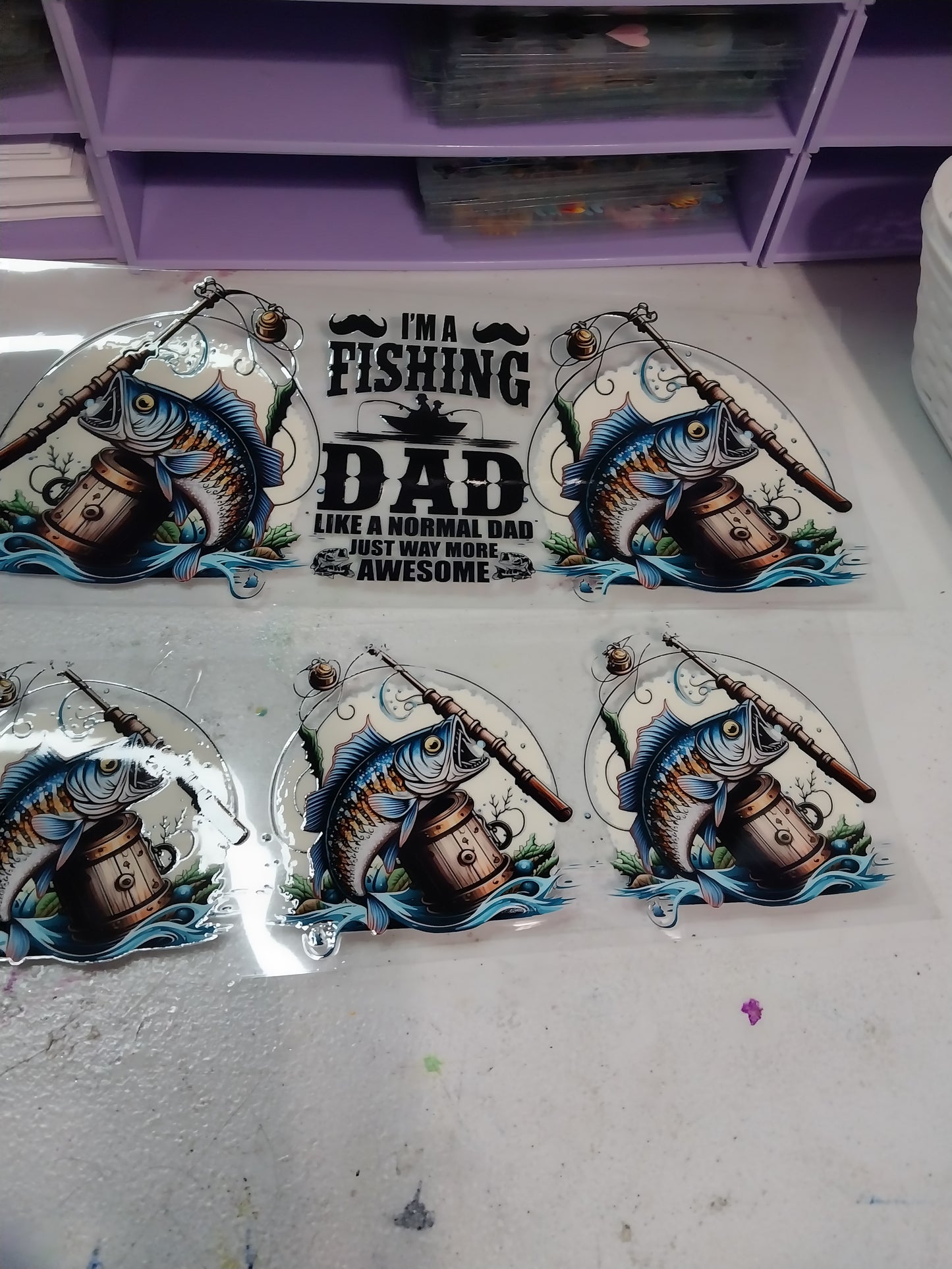 40oz UV DTF Cup Wrap