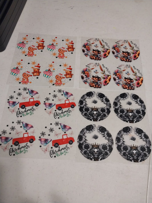 3in ornament wraps 4 pieces