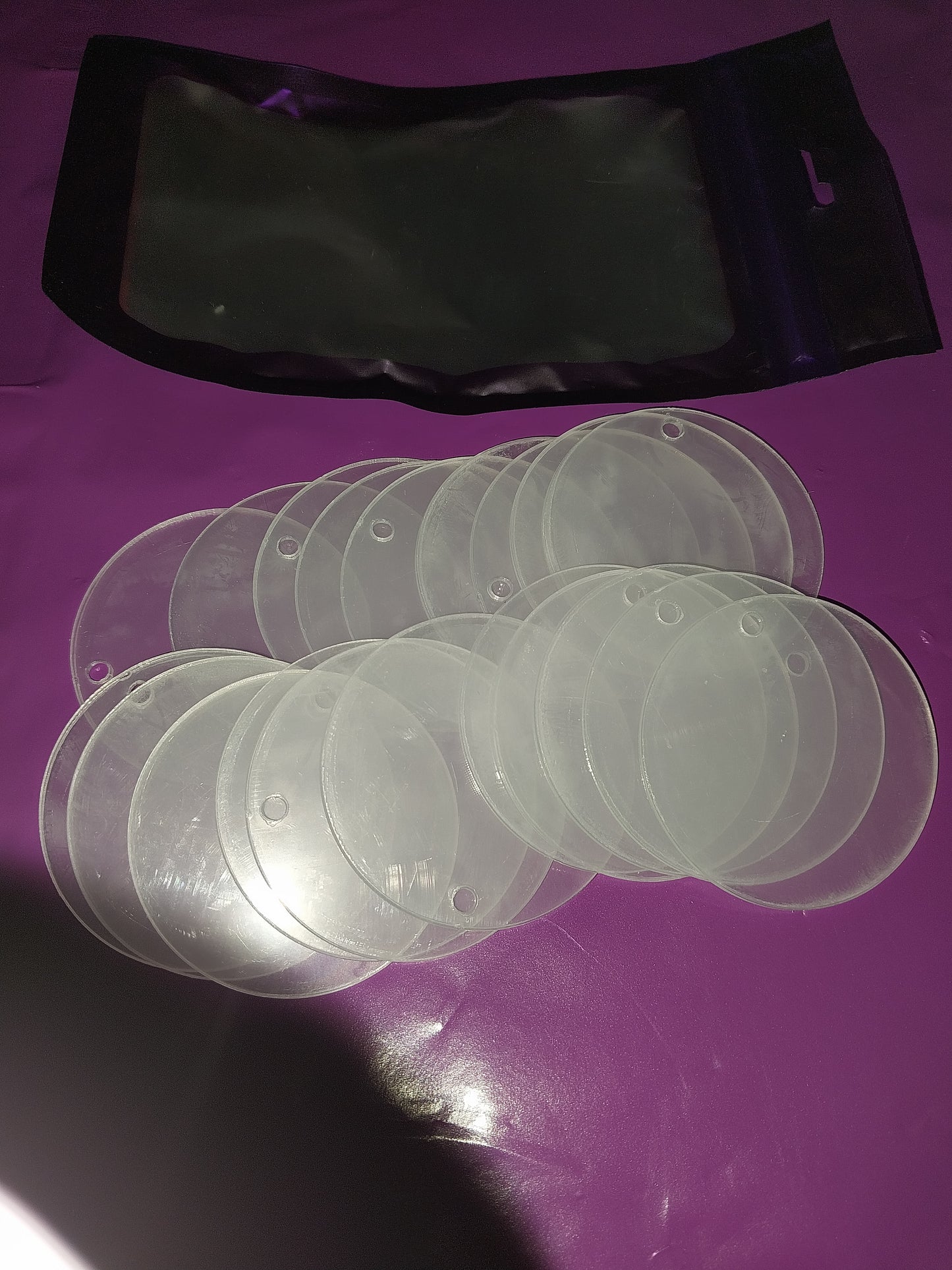 2" Acrylic Key Chains with Hardware pack of 20