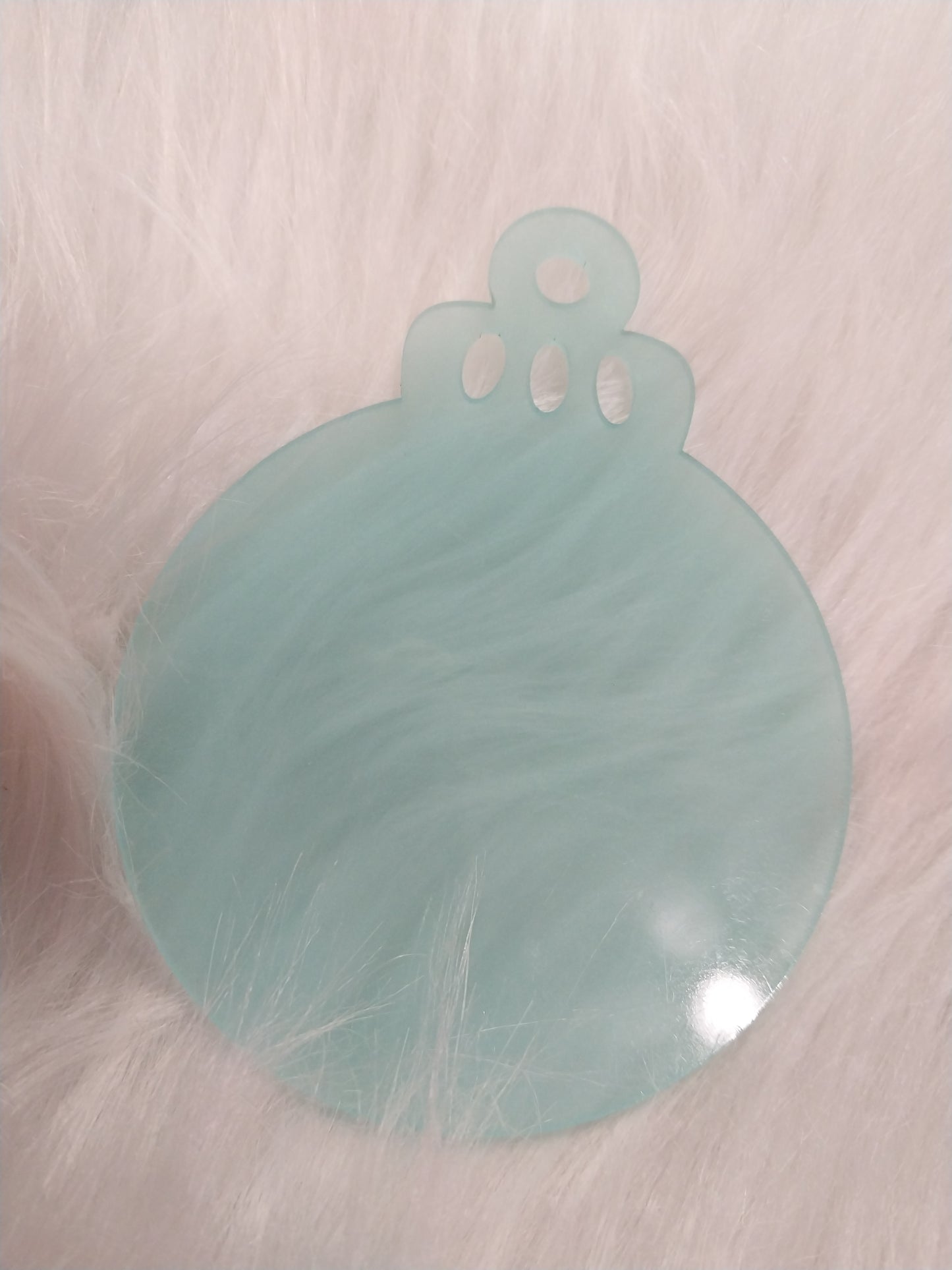 Teal In Dark  3" Ornament