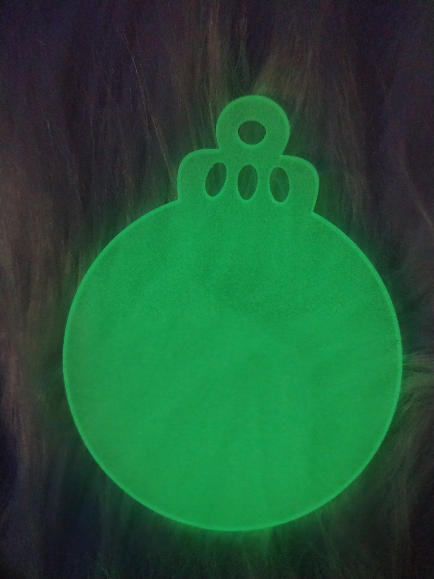 Teal In Dark  3" Ornament