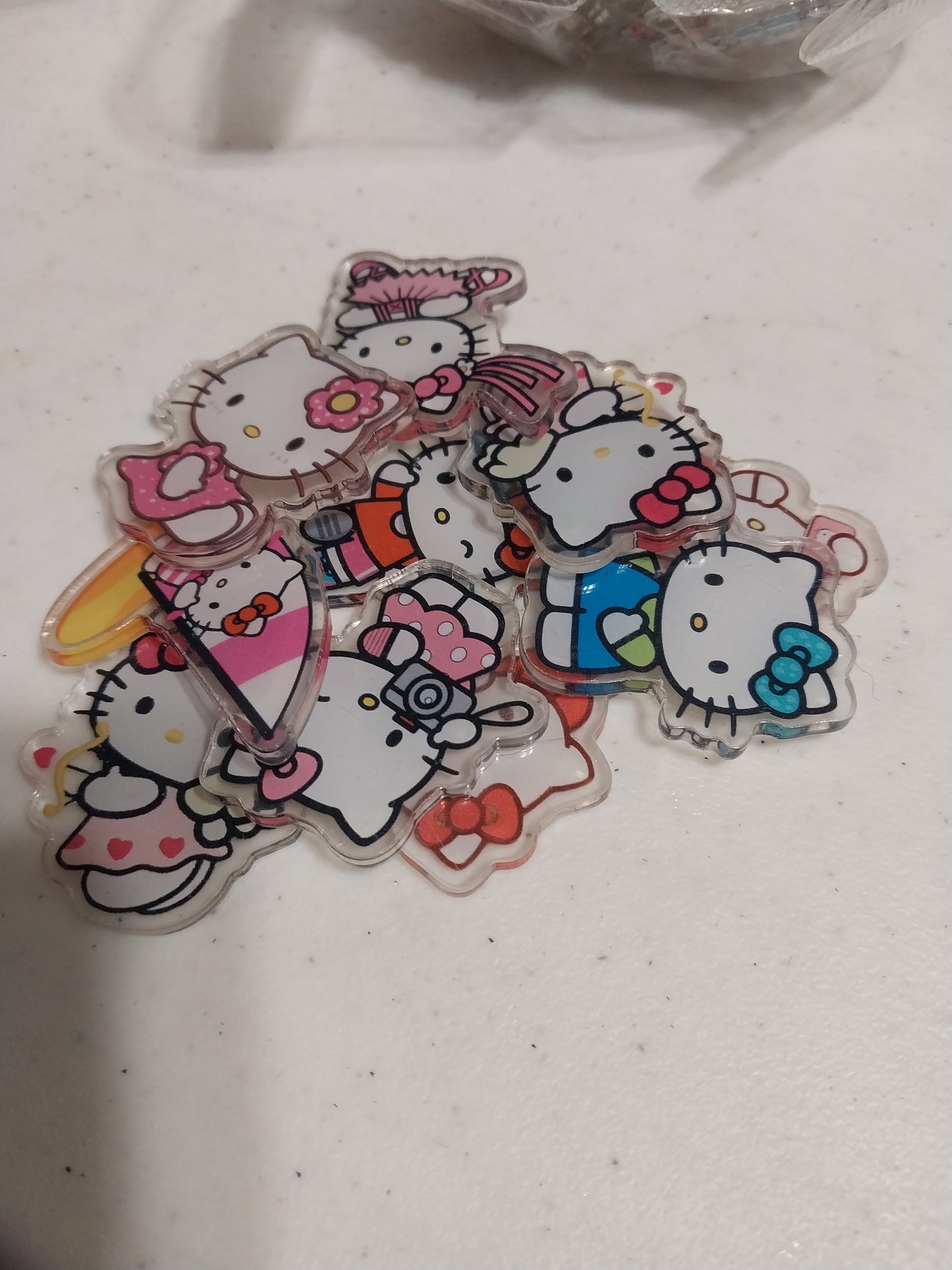 Acrylic characters small 10 pieces or medium 8 pieces