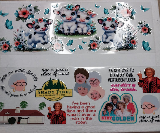 Coffee mug 11OZ UV DTF CUP WRAP LIVE SALE