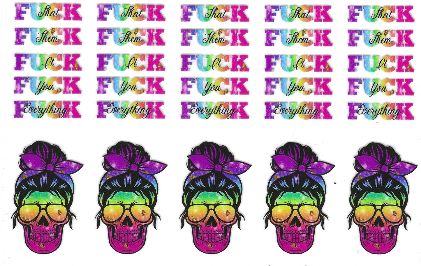 Neon F Everything Pen Wraps