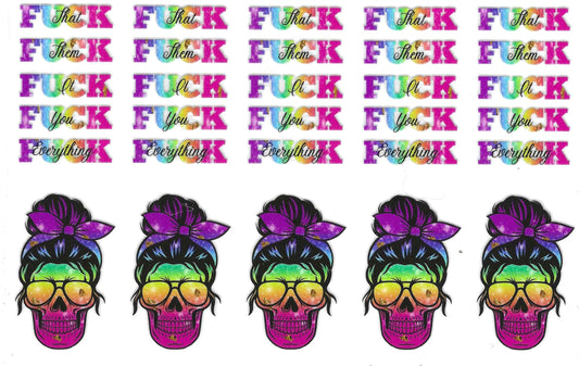 Neon F Everything Pen Wraps