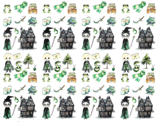 Green HP House Pen Wraps