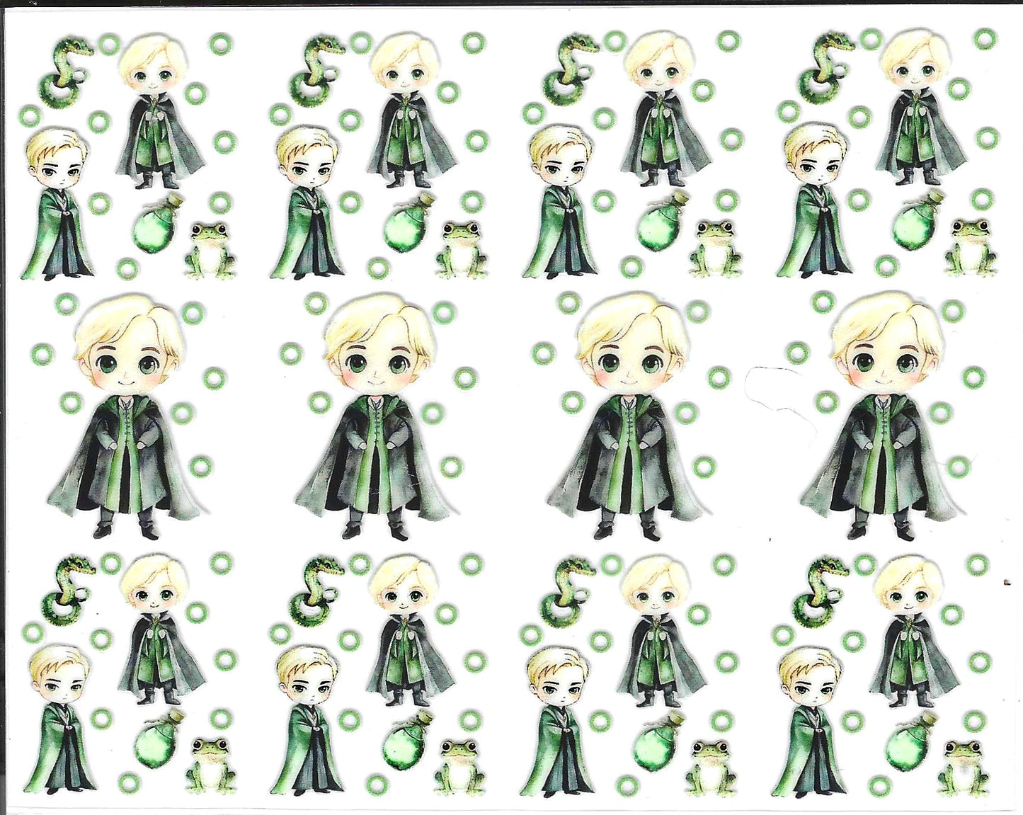 Green HP House Malfoy Pen Wraps
