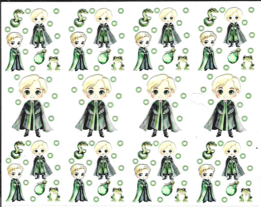 Green HP House Malfoy Pen Wraps