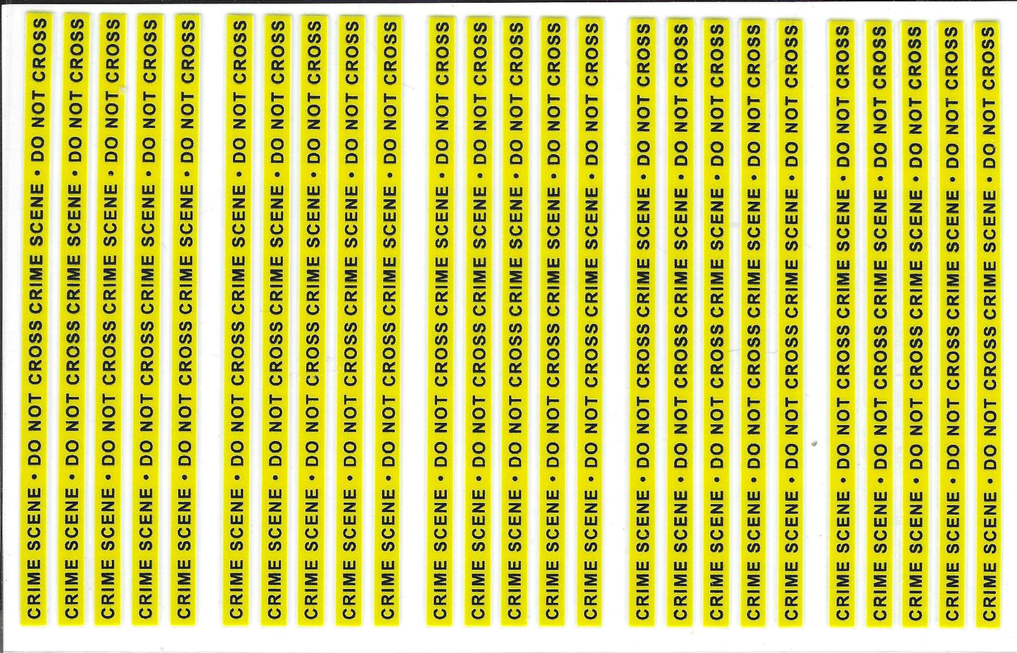 Crime Scene Tape Pen Wraps