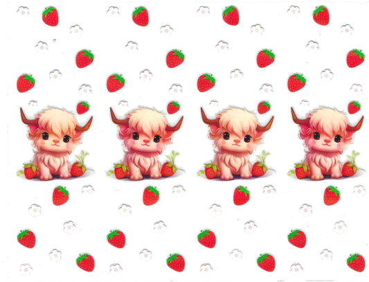 Strawberry Cow Pen Wraps