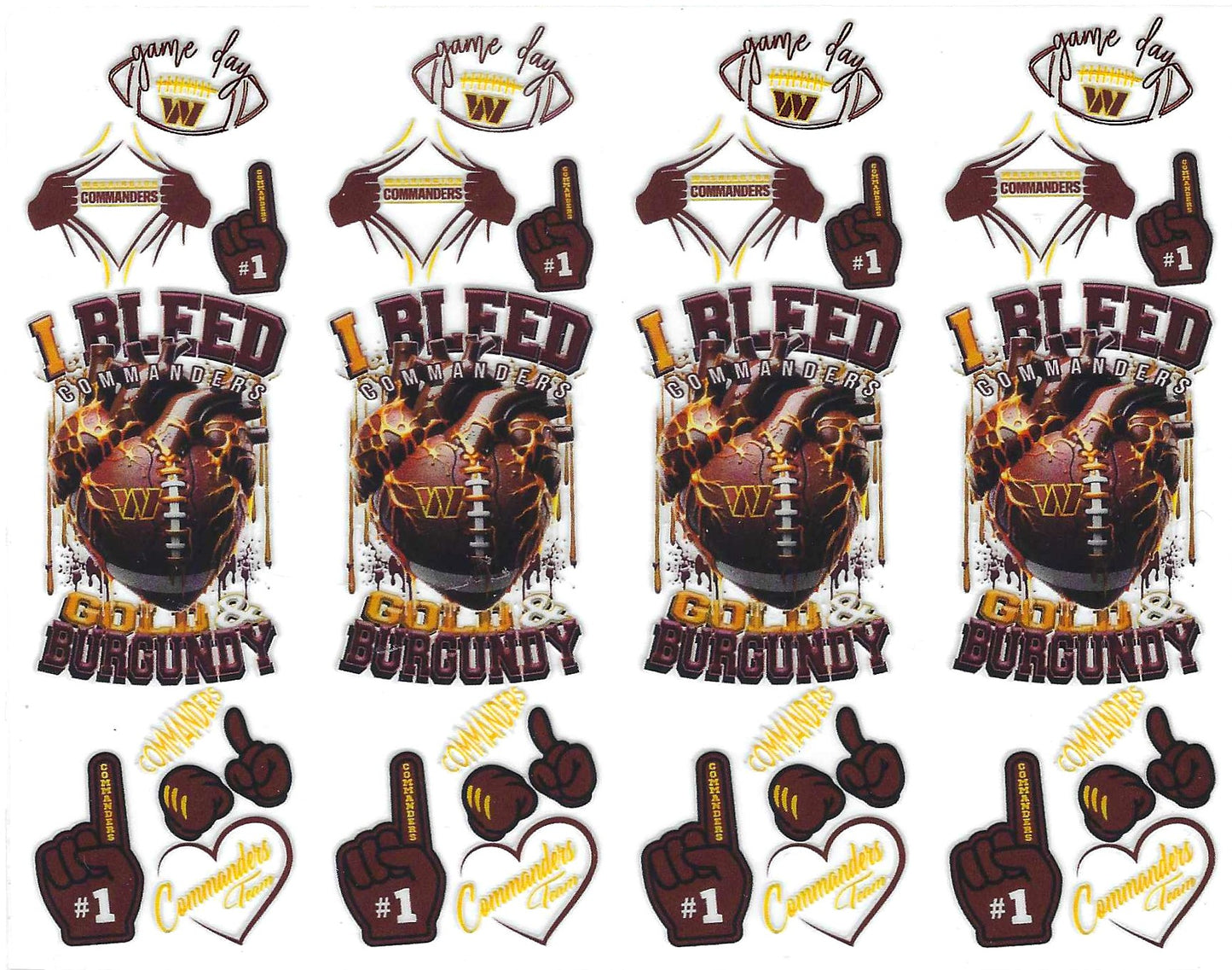 Washington 1 FB Pen Wraps