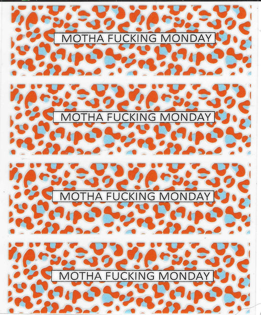Orange MF Monday Pen Wraps