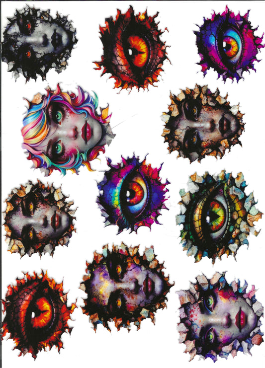 Gothic Face & Eyes Element