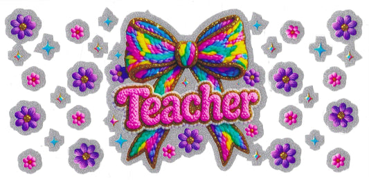 Yarn Teacher 16oz Glitter