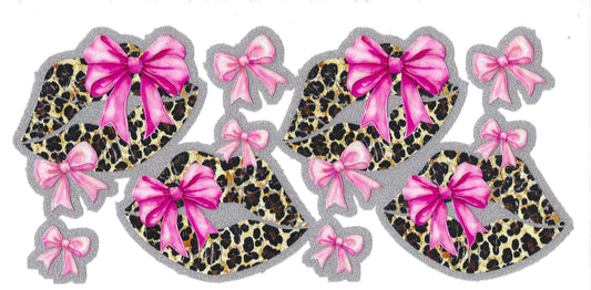 Leopard Print Lips 16oz Glitter