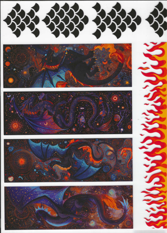 Dragon Bands w/ Flames Element